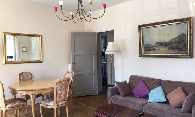 La Cite Apartment | St Malo F3 62m² Alet Solidor peninsula, sea 50m, wifi, garden, secure parking