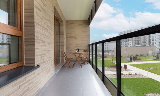 Nowy Port Apartment | Starowiejska 62A/74 | 1 bedroom | balcony | Parking | Gdańsk