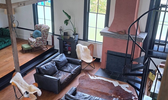 Dickeyville House | Step Into a Soulful Hideaway In This Restored 1860s Country Church!