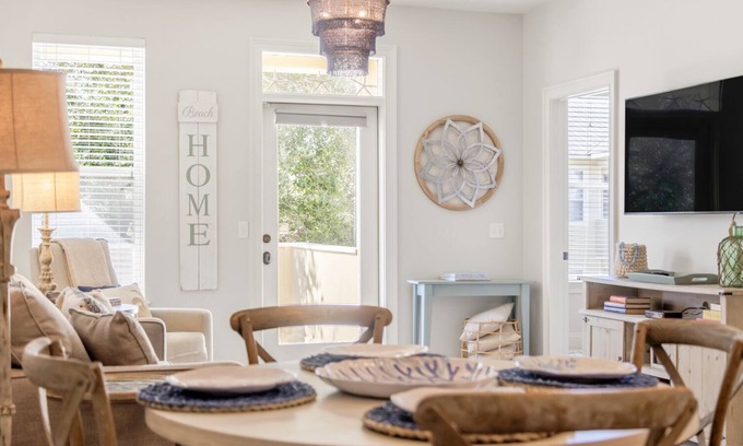 Dune Allen Beach Condo | STEPS TO BEACH. POOL. BIKES. HEART OF 30A!