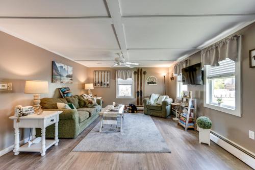 Barton House | Steps to Crystal Lake Spacious Retreat with Views