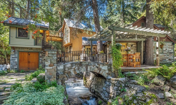 Sundance Cabin | Storybook Stone Cottage, Short Walk to Resort, Hot Tub, Fireplace