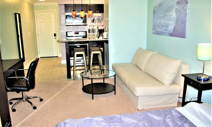 Mira Mesa Apartment | Studio #3, private entrance/kitchen/bathroom