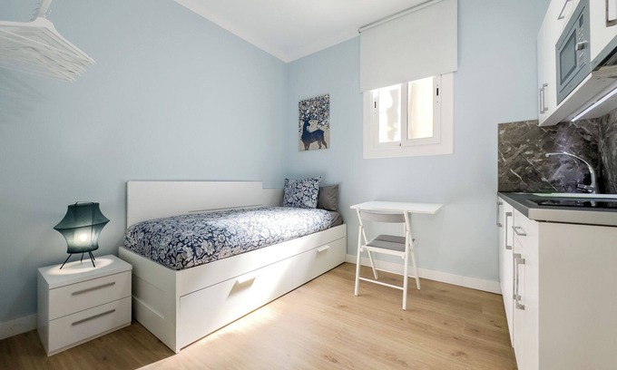 El Raval Apartment | Studio 8 next to the Ramblas in Barcelona