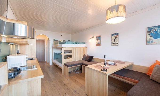 Mareo Apartment | Studio Apartment 'Mountain View Corones' at the summit of Kronplatz/Plan de Corones
