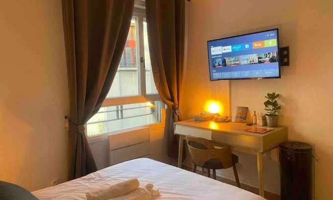 Part Dieu - Bir Hakeim Apartment | Studio Central Gare Lyon Part-dieu 5 mn