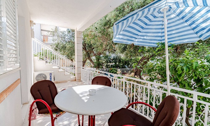 Stankovici Apartment | Studio flat with terrace Orebić, Pelješac (AS-10185-a)