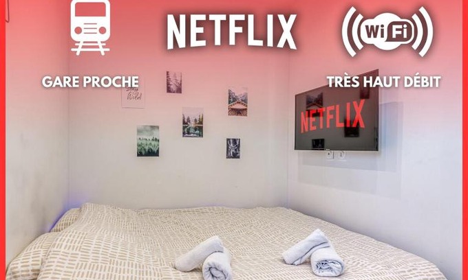 Parilly Apartment | Studio Le Saphir NEUF & Cosy - Gare Parilly