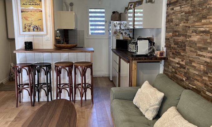 Contis-les-Bains Apartment | Studio mezzanine Contis plage