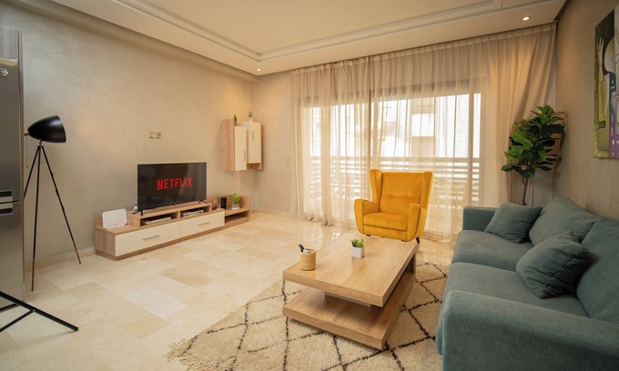 Racine Apartment | Studio Moderne au centre de Casablanca Quartier Racine
