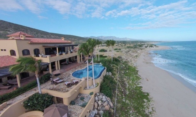 Pescadero House | Stunning Beach Front Hacienda with private beach and pool