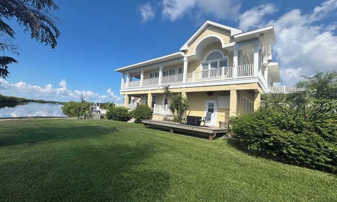 Tampa House | Stunning Key West Style Waterfront Home with Exceptional Views!nAdditional RV.