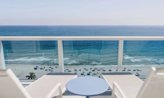 Central Beach Hotel | Stunning Ocean Views, Inviting Pool, Oceanfront Room Steps from the Beach