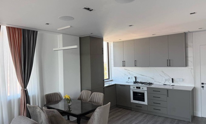 Kobuleti Apartment | Stunning Penthouse with Sea, Mountain & City Views Central Kobuleti This elegant