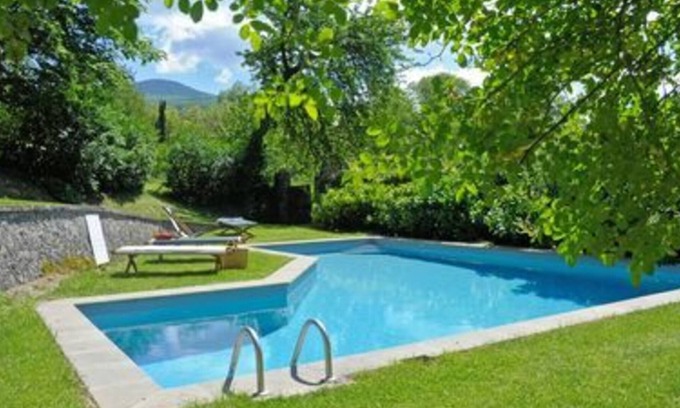 Vivo dʼOrcia Villa | Stunning private villa for 2 people with pool, WIFI, TV, balcony and panoramic view