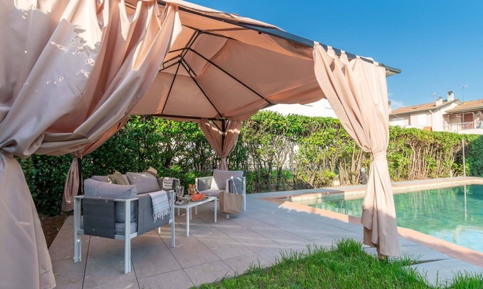 San Donato Villa | Stunning private villa for 15 people with WIFI, private pool, hot tub, TV, patio and parking