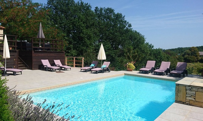 Thedirac Other | Stunning restored farmhouse, heated pool, private walled garden,edge of village