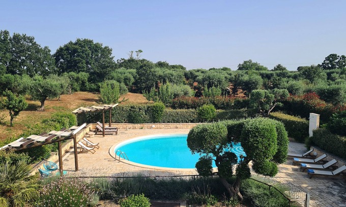 Martina Franca Villa | Stunning, Tastefully Renovated Trullo with Large Pool In Alberobello countryside