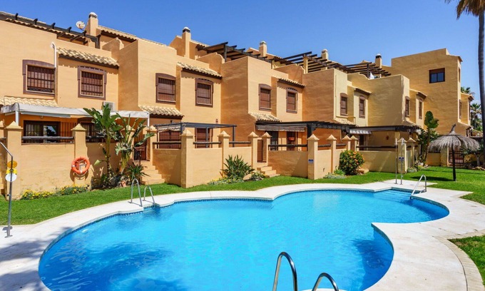 Marina de Casares House | Stunning villa for 6 people with A/C, pool, WIFI, TV, terrace, pets allowed and parking