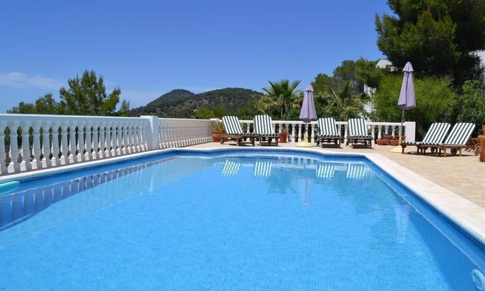 Sant Antoni de Portmany Villa | Stunning villa with sea & sunset views, in walking distance to Cala Salada beach