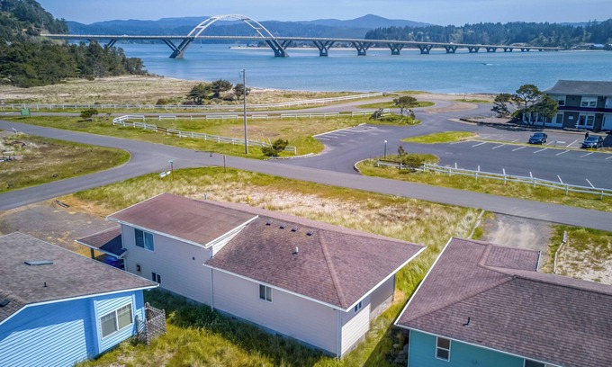 Bayshore House | Stupendous Alsea Bay Views and Access from this Bright, Open Home in Bayshore!