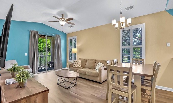 Carolina Forest Condo | "Stylish Golf Villa with Stunning Course Views!"