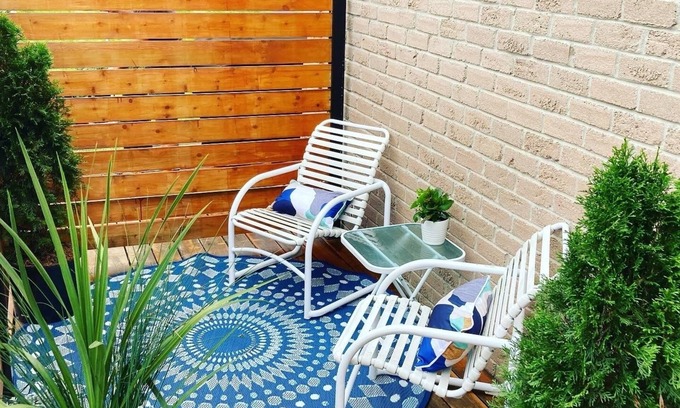Aurora Apartment | Stylish Main Level Suite with Separate Entrance, Private Patio and 2 Car Parking