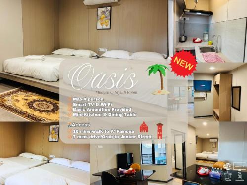 Taman Melaka Raya Apartment | Stylish, Modern Room with City View, Oasis
