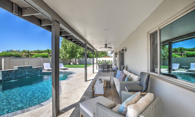 Raskin Estates House | Stylish & Tranquil 3-bedroom house with AC, fitness room, WiFi in Scottsdale