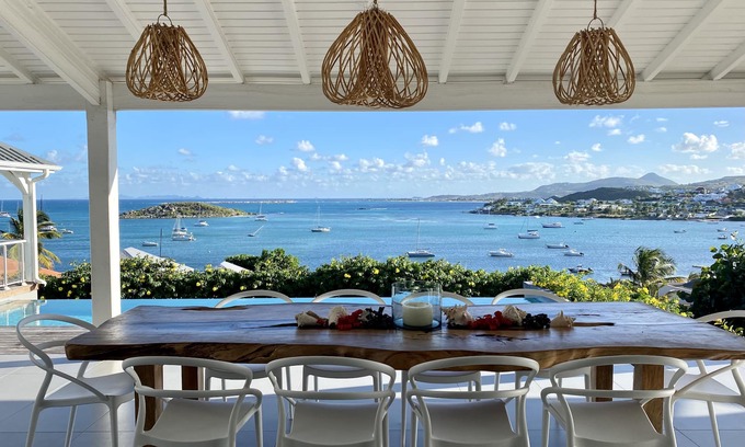 Cul de Sac Villa | Sublime sea view, dream pool - car included for stays of 7 nights minimum