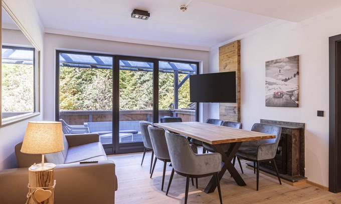 Vorderglemm Apartment | Suite with 2 bedrooms, IR-sauna & wellness area
