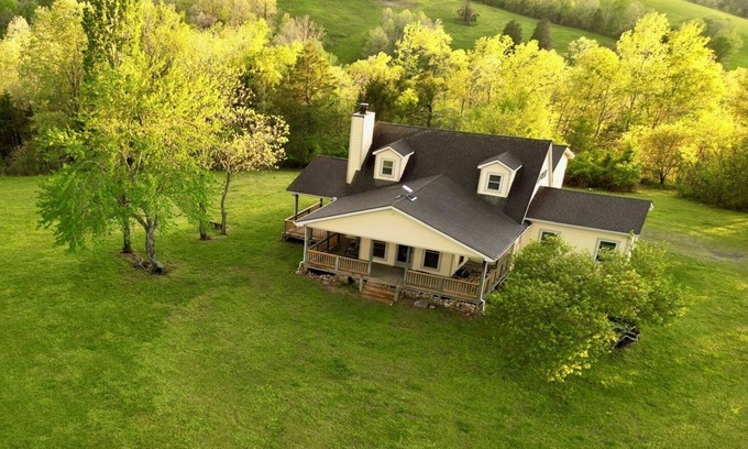 Saint Joe Cabin | Summit House - 360° Ozark Views on 17 Private Acres Near Buffalo River