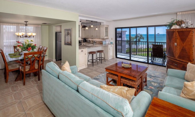 Sanibel Condo | Sundial F401 Penthouse Beachfront with Wrap Around Balcony