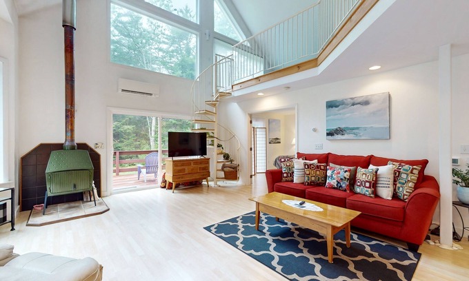 Bayville House | Sunny coastal retreat with deck, grill, beach, dock, & ocean access