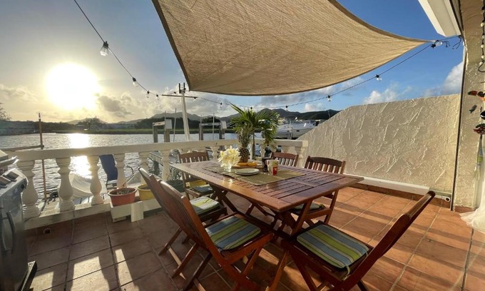 Jolly Harbour House | Sunny Villa in the Marina - Excellent Water Views