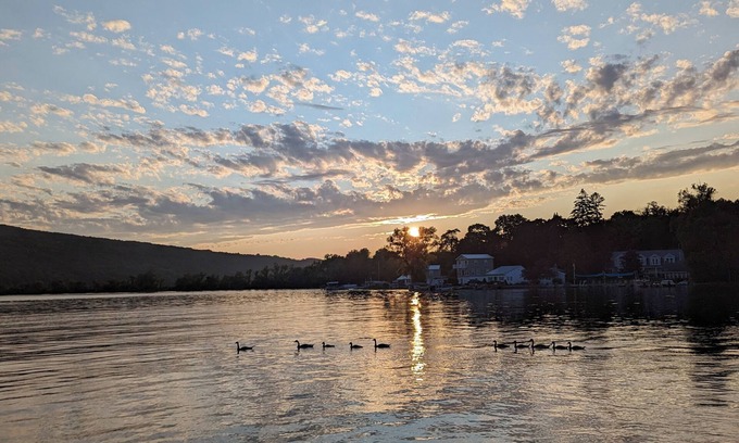 Marietta Cottage | Sunset Lover's Dream! Lakefront Cottage on Otisco!