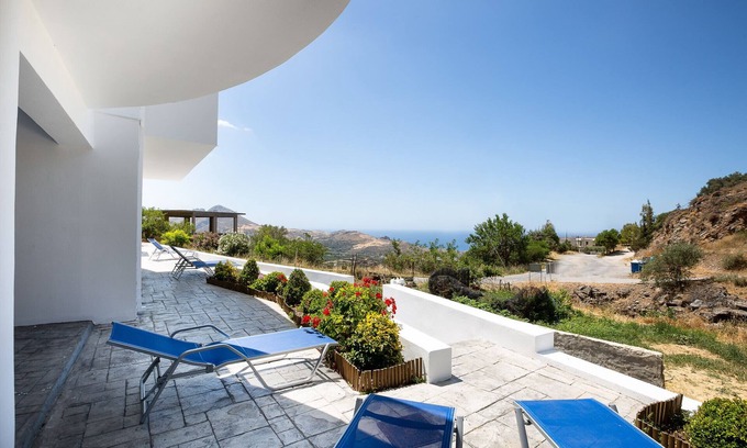 Mariou Villa | Sunset maisonette 3,pool,Near tavern and Plakias