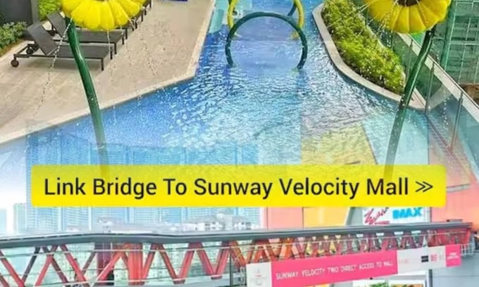 Maluri Apartment | Sunway Velocity Two - Link bridges walking access to Shopping Mall & Interchange