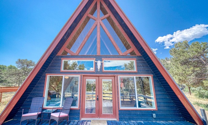 Howard Cabin | Super Cozy A-Frame in Howard, Colorado
