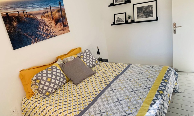 Saint-Nazaire Apartment | Superb air-conditioned T3 on the seafront