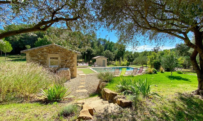 Labaume Other | Superb Mas provençal with swimming pool surrounded by oak and olive trees