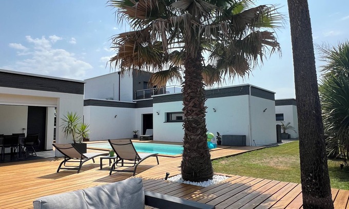 Mees House | Superb modern villa 25 min from Hossegor