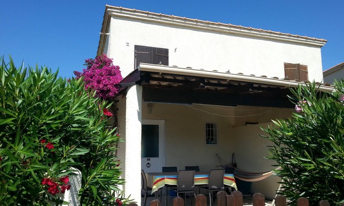 Poggio-Mezzana Villa | Superb villa, 150m from the beach, air-conditioned, with veranda, garden and terraces