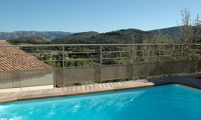 Durban-Corbieres House | Superb villa for 4 with secluded terrace, private pool and magnificent views.
