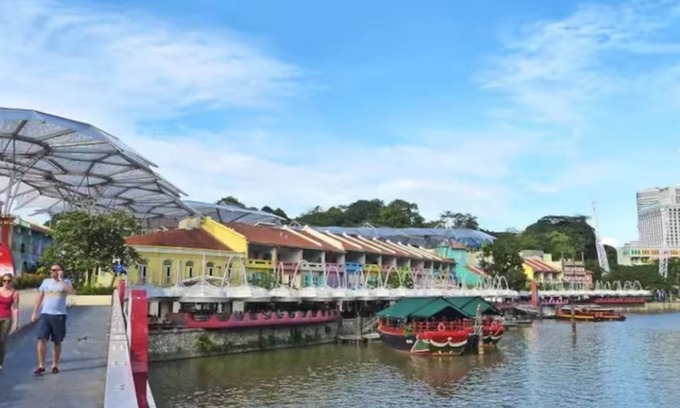 Singapore River Apartment | Superior 2-BR in Clarke Quay, 3 mins stroll to MRT