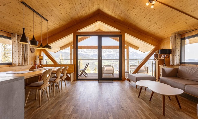 Pichl-Preunegg House | Superior Chalet # 02 with sauna & whirlpool inside