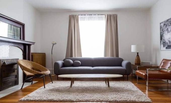 Shaw Apartment | Swanky Shaw 2BR w/Office/ABODEbucks