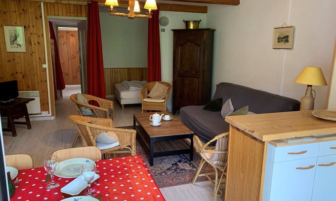 Le Sauze Apartment | T2 Cabin 6 pers with parking, facing the slopes - Enchastrayes