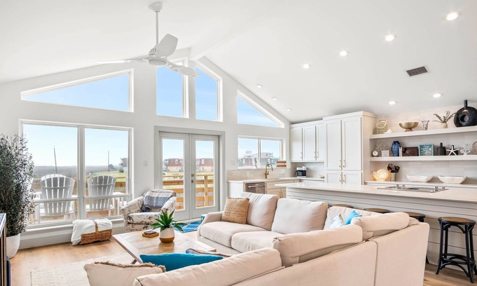 Sand Point House | Tan Lines and Fine Wines | Boardwalk to Beach!