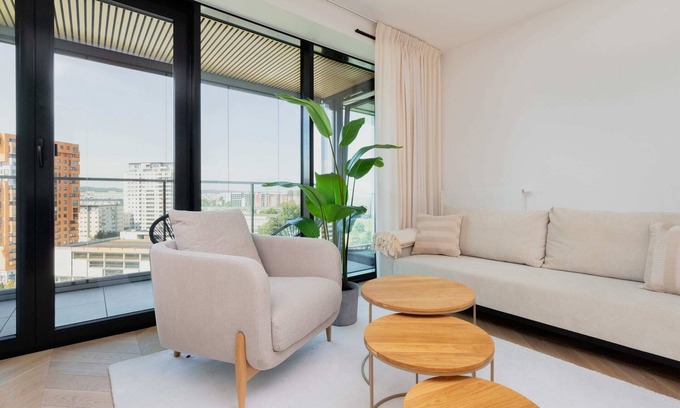 Przymorze Apartment | Tarasy Bałtyku 31 | Prestige Apartment | Balcony